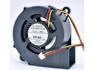 SF6023BRH12-03E 60x60x23mm 60mm fan DC12V 200MA 3914A Turbo blower cooling fan suitable for projectors and retrofit cooling SF6023BRH12-03E 60x60x23mm 60mm fan DC12V 200MA 3914A Turbo blower cooling fan suitable for projectors and retrofit cooling