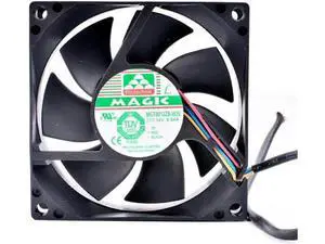 MGT8012ZB-W25 8cm 8025 80mm fan 80x80x25mm DC12V 0.54A Server chassis power supply large air volume cooling fan MGT8012ZB-W25 8cm 8025 80mm fan 80x80x25mm DC12V 0.54A Server chassis power supply large air volume cooling fan
