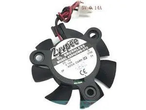 Frameless CPU Cooling ADDA AD0405MB-G70 5V 0.14A 2 Wires VGA Video Card Fan Frameless CPU Cooling ADDA AD0405MB-G70 5V 0.14A 2 Wires VGA Video Card Fan