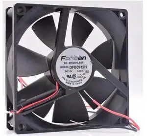 FONSAN DFB0912H 9cm 92mm fan 9025 12V 0.30A power supply chassis large cooling fan FONSAN DFB0912H 9cm 92mm fan 9025 12V 0.30A power supply chassis large cooling fan