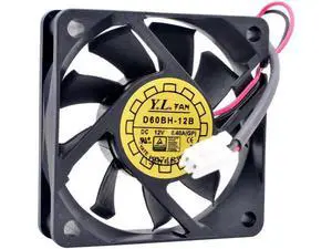 D60BH-12B 6cm 60mm fan 60x60x15mm 6015 DC12V 0.40A Double ball bearing for power cooling fan D60BH-12B 6cm 60mm fan 60x60x15mm 6015 DC12V 0.40A Double ball bearing for power cooling fan