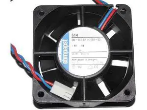 for ebmPAPST 6025 60*25mm 6CM case fan inverter cooler server cooling fan 614 24V 2.5W 2 Wires 2 Pins for ebmPAPST 6025 60*25mm 6CM case fan inverter cooler server cooling fan 614 24V 2.5W 2 Wires 2 Pins