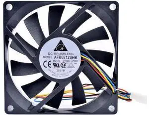AFB0812SHB 8cm 8015 80x80x15mm 80mm fan 12V 0.40A 4 lines pwm ultra-thin chassis CPU large air volume cooling fan AFB0812SHB 8cm 8015 80x80x15mm 80mm fan 12V 0.40A 4 lines pwm ultra-thin chassis CPU large air volume cooling fan