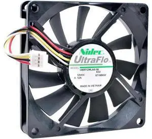 U80R12MLAB-58 8cm 80mm fan 80x80x15mm DC12V 0.12A 4 lines Industrial computer cooling fan with speed monitoring RD warning U80R12MLAB-58 8cm 80mm fan 80x80x15mm DC12V 0.12A 4 lines Industrial computer cooling fan with speed monitoring RD warning