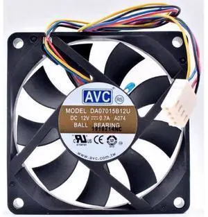 DA07015B12U 7cm 70mm fan 12V 0.70A 4 lines pwm computer chassis CPU cooling fan DA07015B12U 7cm 70mm fan 12V 0.70A 4 lines pwm computer chassis CPU cooling fan