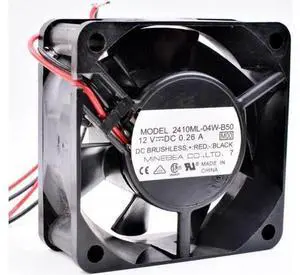 2410ML-04W-B50 6cm 6025 60x60x25mm 60mm fan DC12V 0.26A Computer chassis CPU power cooling fan 2410ML-04W-B50 6cm 6025 60x60x25mm 60mm fan DC12V 0.26A Computer chassis CPU power cooling fan