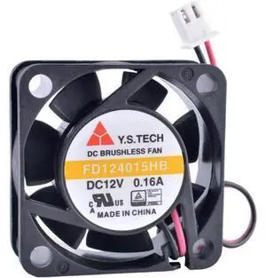 FD124015HB 4cm 40mm fan 4015 40x40x15mm 12V 0.16A Double ball bearing large air volume silent cooling fan FD124015HB 4cm 40mm fan 4015 40x40x15mm 12V 0.16A Double ball bearing large air volume silent cooling fan