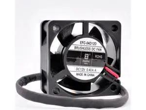 EFC-04D12D 4cm 40mm fan 40x40x20mm DC12V 0.40A 2pin 2 ball bearings, large air volume cooling fan for chassis router EFC-04D12D 4cm 40mm fan 40x40x20mm DC12V 0.40A 2pin 2 ball bearings, large air volume cooling fan for chassis router