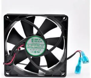 DFB922512L 92mm fan 92x92x25mm DC12V 1.6W 2 wires, double ball bearings, cooling fan for chassis power supply CPU DFB922512L 92mm fan 92x92x25mm DC12V 1.6W 2 wires, double ball bearings, cooling fan for chassis power supply CPU