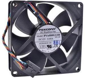PVA080G12H 8cm 8025 80mm fan 12V 0.60A Air volume server cooling fan PVA080G12H 8cm 8025 80mm fan 12V 0.60A Air volume server cooling fan