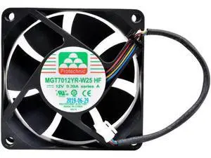 MGT7012YR-W25 HF 7cm 70mm fan 70x70x25mm DC12V 0.39A 4 lines 4pin cooling fan for server chassis power supply MGT7012YR-W25 HF 7cm 70mm fan 70x70x25mm DC12V 0.39A 4 lines 4pin cooling fan for server chassis power supply