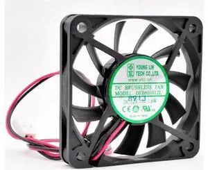 DFB601012L 6cm 60mm fan 60x60x10mm DC12V 1.6W 2pin 2 ball bearings suitable for chassis power charger cooling fan DFB601012L 6cm 60mm fan 60x60x10mm DC12V 1.6W 2pin 2 ball bearings suitable for chassis power charger cooling fan