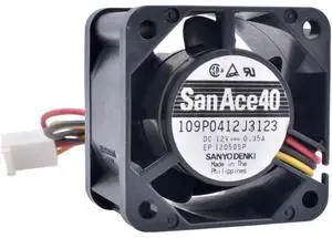 109P0412J3123 4cm 4028 40mm fan 12V 0.35A Double Ball Bearing Server Frequency Converter Cooling Fan 109P0412J3123 4cm 4028 40mm fan 12V 0.35A Double Ball Bearing Server Frequency Converter Cooling Fan