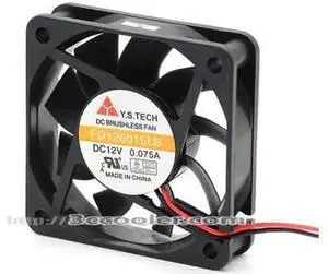 for Y.S.TECH 60*15mm FD126015LB 12V 0.075A 15.2CFM 2 Wires 6CM Case Fan cooling fan for Y.S.TECH 60*15mm FD126015LB 12V 0.075A 15.2CFM 2 Wires 6CM Case Fan cooling fan
