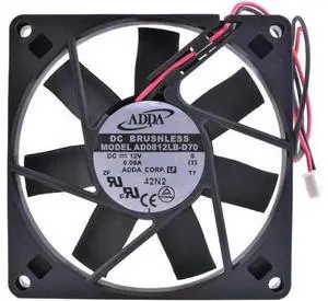 AD0812LB-D70 8cm 80mm fan 8015 80x80x15mm 12V 0.09A Double ball bearing quiet cooling fan AD0812LB-D70 8cm 80mm fan 8015 80x80x15mm 12V 0.09A Double ball bearing quiet cooling fan