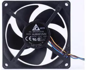 AUB0812VH 80mm fan 8cm 80x80x25mm DC12V 0.41A 4 lines cooling fan for projector AUB0812VH 80mm fan 8cm 80x80x25mm DC12V 0.41A 4 lines cooling fan for projector
