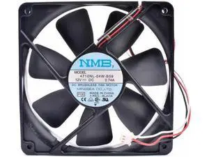 4710NL-04W-B59 12cm 12025 120x120x25mm 120mm fan DC12V 0.74A chassis server 3 line cooling fan 4710NL-04W-B59 12cm 12025 120x120x25mm 120mm fan DC12V 0.74A chassis server 3 line cooling fan