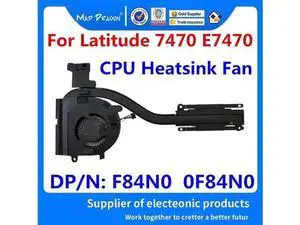 MAD DRAGON Brand CPU Heatsink Fan Assembly for Dell Latitude 7470 E7470 CPU Heatsink and Fan F84n0 0F84N0 AT1DL003ZCL MAD DRAGON Brand CPU Heatsink Fan Assembly for Dell Latitude 7470 E7470 CPU Heatsink and Fan F84n0 0F84N0 AT1DL003ZCL