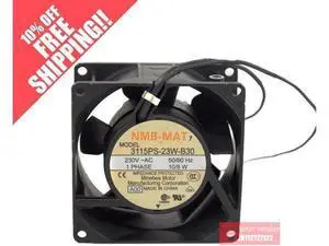 NMB 8038 230V dual ball 3115PS-23W-B30 8cm chassis cooling fan 80 * 80 * 38mm NMB 8038 230V dual ball 3115PS-23W-B30 8cm chassis cooling fan 80 * 80 * 38mm