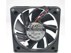 for 80mm CPU Cooling AD0812MB-D90 12V 0.20A 2 Wire 2 Pins Case Fan 80x15mm for 80mm CPU Cooling AD0812MB-D90 12V 0.20A 2 Wire 2 Pins Case Fan 80x15mm