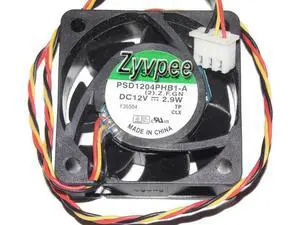 for SUNON 4015 PSD1204PHB1-A (2).Z.F.GN 12V 2.9W 3 Wires 3 Pins Cooling Fan for SUNON 4015 PSD1204PHB1-A (2).Z.F.GN 12V 2.9W 3 Wires 3 Pins Cooling Fan
