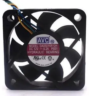 for 50MM CPU Cooling DA05015R12H 12V 0.2A 4 Wires 4 Pins PWM 5CM Case Fan for 50MM CPU Cooling DA05015R12H 12V 0.2A 4 Wires 4 Pins PWM 5CM Case Fan