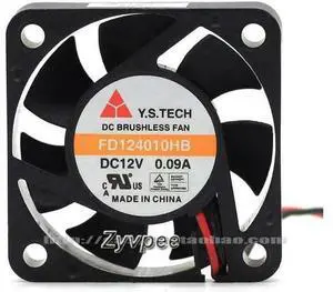 for 40MM Case Cooling FD124010HB 4010 12V 0.09A 2 Wires 2 Pins CPU Balls Bearing Fan 40*10mm for 40MM Case Cooling FD124010HB 4010 12V 0.09A 2 Wires 2 Pins CPU Balls Bearing Fan 40*10mm