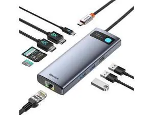 9-in-1 USB C Docking Station, Dual Monitor Laptop Hub with 4K Dual HDMI, 1000Mbps LAN, 100W PD Charging, SD/TF Card Reader, 3 USB Ports, Compatible with MacBook Dell HP Surface Lenovo Steam Deck 9-in-1 USB C Docking Station, Dual Monitor Laptop Hub with 4K Dual HDMI, 1000Mbps LAN, 100W PD Charging, SD/TF Card Reader, 3 USB Ports, Compatible with MacBook Dell HP Surface Lenovo Steam Deck