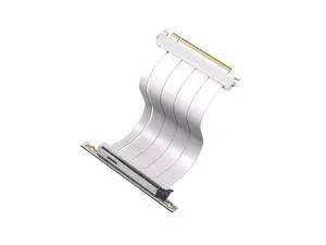 20cm Right Angle White PCIe 5.0 X16 Riser Cable, 128GB/s High Bandwidth GPU Extension Cord, Vertical Mount Compatible with RTX 50/40 & AMD RX 9000/7000 Series, Backward PCIe 4.0/3.0 Compatible 20cm Right Angle White PCIe 5.0 X16 Riser Cable, 128GB/s High Bandwidth GPU Extension Cord, Vertical Mount Compatible with RTX 50/40 & AMD RX 9000/7000 Series, Backward PCIe 4.0/3.0 Compatible