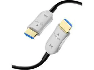25ft 8K Fiber Optic HDMI 2.1 Cable, Slim Active High Speed 48Gbps HDMI Cord, 8K@60Hz 4K@120Hz Dynamic HDR eARC HDCP 2.2&2.3 3D, Compatible with HDTV Monitor Laptop Xbox PS4 PS5 25ft 8K Fiber Optic HDMI 2.1 Cable, Slim Active High Speed 48Gbps HDMI Cord, 8K@60Hz 4K@120Hz Dynamic HDR eARC HDCP 2.2&2.3 3D, Compatible with HDTV Monitor Laptop Xbox PS4 PS5