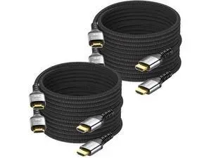 8K HDMI 2.1 Cable 10FT 4-Pack, High Speed Gaming HDMI Cord Supports 8K@60Hz, 4K@120Hz, Dynamic HDR10+, VRR, ALLM, HDCP 2.3 for PS5, Xbox, Switch, TV, PC, Monitor, Graphics Card 8K HDMI 2.1 Cable 10FT 4-Pack, High Speed Gaming HDMI Cord Supports 8K@60Hz, 4K@120Hz, Dynamic HDR10+, VRR, ALLM, HDCP 2.3 for PS5, Xbox, Switch, TV, PC, Monitor, Graphics Card