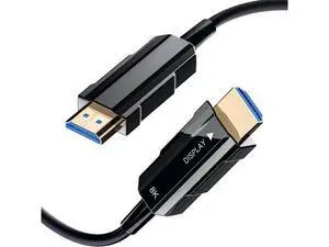 40ft 8K HDMI 2.1 Thin Fiber Optic Cable, Ultra High Speed 48Gbps HDMI Cord, 8K@60Hz 4K@120Hz Dynamic HDR eARC HDCP 2.2&2.3 3D, Compatible with HDTV Monitor Gaming Laptop Xbox PS4 PS5 40ft 8K HDMI 2.1 Thin Fiber Optic Cable, Ultra High Speed 48Gbps HDMI Cord, 8K@60Hz 4K@120Hz Dynamic HDR eARC HDCP 2.2&2.3 3D, Compatible with HDTV Monitor Gaming Laptop Xbox PS4 PS5