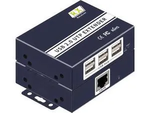 6 Port USB 2.0 Over Ethernet Extender, Gigabit RJ45 Transmission up to 150m/492FT, Cat5e/Cat6/Cat7 Cable Supported, Driver-Free USB Ethernet Extender for Keyboard, Mouse and USB Peripherals 6 Port USB 2.0 Over Ethernet Extender, Gigabit RJ45 Transmission up to 150m/492FT, Cat5e/Cat6/Cat7 Cable Supported, Driver-Free USB Ethernet Extender for Keyboard, Mouse and USB Peripherals