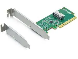 MCIO 74Pin 8i to PCIe X8 Adapter Card, PCIe 5.0 Gen5 32GT/s MCIO 74Pin 8i to PCIe X8 Adapter Card, PCIe 5.0 Gen5 32GT/s