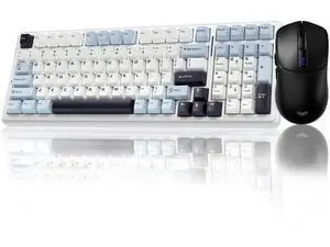 F99 Wireless Hot Swappable Mechanical Keyboard and Mouse Combo, Custom Gaming Keyboard + SC580 Black Wireless Gaming Mouse Set F99 Wireless Hot Swappable Mechanical Keyboard and Mouse Combo, Custom Gaming Keyboard + SC580 Black Wireless Gaming Mouse Set