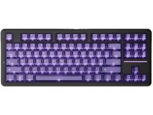 A87 Pro 87 Keys TKL Wireless Mechanical Keyboard Gasket Mount Hot Swappable Tri-Mode RGB Backlit Shadow Purple Gaming Keyboard A87 Pro 87 Keys TKL Wireless Mechanical Keyboard Gasket Mount Hot Swappable Tri-Mode RGB Backlit Shadow Purple Gaming Keyboard