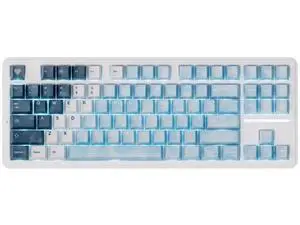 A87 Pro 87 Keys TKL Wireless Mechanical Keyboard Gasket Mount Hot Swappable Tri-Mode RGB Backlit Arctic Snow Gaming Keyboard A87 Pro 87 Keys TKL Wireless Mechanical Keyboard Gasket Mount Hot Swappable Tri-Mode RGB Backlit Arctic Snow Gaming Keyboard