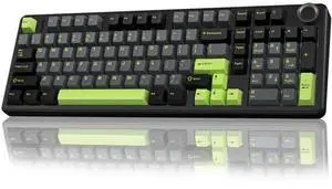 F99 Pro Wireless Mechanical Keyboard with Knob, Gasket Structure Hot Swappable Gaming Keyboard, Tri-Mode 2.4G BT5.0 USB-C Creamy Sound RGB Backlit Keyboard F99 Pro Wireless Mechanical Keyboard with Knob, Gasket Structure Hot Swappable Gaming Keyboard, Tri-Mode 2.4G BT5.0 USB-C Creamy Sound RGB Backlit Keyboard