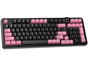 98Pro Tri-Mode Wireless Mechanical Keyboard,97 Keys Gasket Hot Swappable Gaming Keyboard Linear Switch RGB Backlit Compatible With Win Mac Black Pink 98Pro Tri-Mode Wireless Mechanical Keyboard,97 Keys Gasket Hot Swappable Gaming Keyboard Linear Switch RGB Backlit Compatible With Win Mac Black Pink