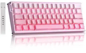 Alux60 Wired Gaming Keyboard Aluminum Frame Hall Effect Magnetic Switch 8K Polling Rate 0.125ms Low Latency 128K Scan Rate Side Printed PBT Keycaps RGB Backlit Pink Alux60 Wired Gaming Keyboard Aluminum Frame Hall Effect Magnetic Switch 8K Polling Rate 0.125ms Low Latency 128K Scan Rate Side Printed PBT Keycaps RGB Backlit Pink