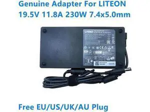230W 19.5V 11.8A AC Adapter, 7.4x5.0mm LiteOn PA-1231-12 Replacement Gaming Laptop Charger Power Supply 230W 19.5V 11.8A AC Adapter, 7.4x5.0mm LiteOn PA-1231-12 Replacement Gaming Laptop Charger Power Supply