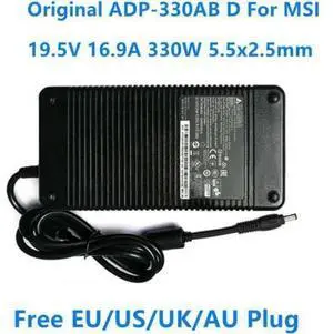330W 19.5V 16.9A AC Adapter, 5.5x2.5mm Delta ADP-330AB D Replacement Laptop Charger Power Supply for MSI X8ti Gaming Notebook 330W 19.5V 16.9A AC Adapter, 5.5x2.5mm Delta ADP-330AB D Replacement Laptop Charger Power Supply for MSI X8ti Gaming Notebook