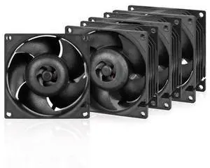 ARCTIC S8038-7K (4 Pieces) - Fan, 80x80x38 mm, 500-7000 RPM, PWM Regulated, 4-pin Connector, 12 V DC, Black ARCTIC S8038-7K (4 Pieces) - Fan, 80x80x38 mm, 500-7000 RPM, PWM Regulated, 4-pin Connector, 12 V DC, Black