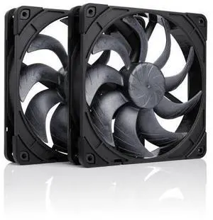 NF-A14x25 G2 PWM Sx2-PP chromax.Black, Dual Fan Set for Push-Pull and Side-by-Side Applications (Black) NF-A14x25 G2 PWM Sx2-PP chromax.Black, Dual Fan Set for Push-Pull and Side-by-Side Applications (Black)