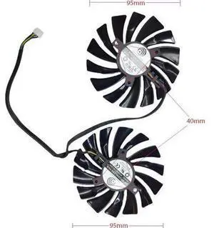 Aomoproing GPU cooling fan for MSI GTX 1060 970 980 PLD10010S12H Aomoproing GPU cooling fan for MSI GTX 1060 970 980 PLD10010S12H