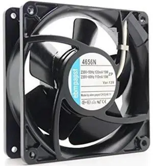 for ebmpapst 120*38mm 4656N 230V 50/60Hz IP20 2 Pins Metal Axial Fan,12cm case fan,cabinet cooler for ebmpapst 120*38mm 4656N 230V 50/60Hz IP20 2 Pins Metal Axial Fan,12cm case fan,cabinet cooler