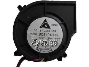 for 97mm 9725 BCB1012UH -9Q68 DC12V 3.84A 4 Wires 10CM Turbo Cooling fan for 97mm 9725 BCB1012UH -9Q68 DC12V 3.84A 4 Wires 10CM Turbo Cooling fan
