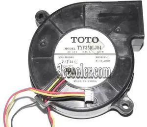 for TOTO 7CM 70*25mm TYF350LJ04 M25BLF-1 R-14 A009 12V 0.35A 4.2W 3 Wire 3 Pins Blower Case fan projector cooler for TOTO 7CM 70*25mm TYF350LJ04 M25BLF-1 R-14 A009 12V 0.35A 4.2W 3 Wire 3 Pins Blower Case fan projector cooler
