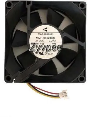 for MITSUBISHI 80MM MMF-08J24SS CP1 CA2164H01 24V 0.13A 3 wires 3 pins 8CM case fan inverter cooler for MITSUBISHI 80MM MMF-08J24SS CP1 CA2164H01 24V 0.13A 3 wires 3 pins 8CM case fan inverter cooler