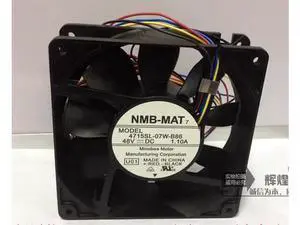 for NMB 4715SL-07W-B86 12038 48v 1.1A 12CM 4Wires Aluminum frame axial Cooler For case, Car for NMB 4715SL-07W-B86 12038 48v 1.1A 12CM 4Wires Aluminum frame axial Cooler For case, Car